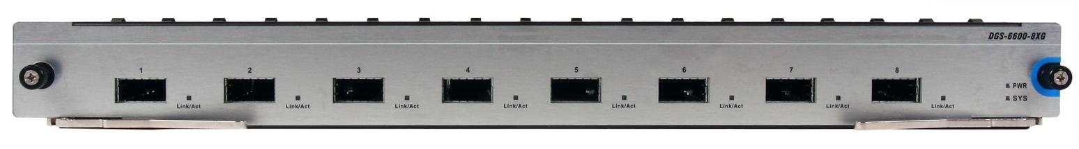 24x SFP module ports.