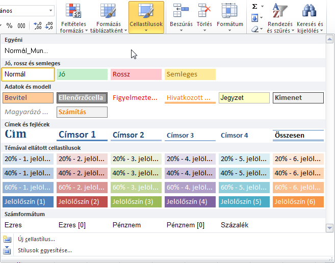 h u Cellastílusok Előre létrehozhatsz