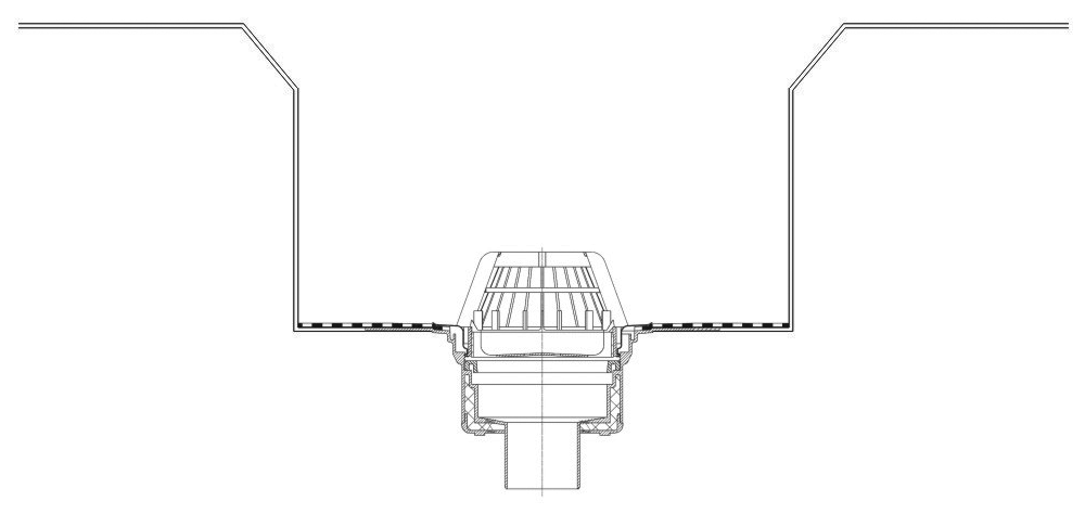 A PIPELIFE vákuumos tetőlefolyó rendszer a tetőszerkezet kialakításától függően az