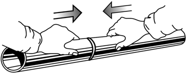 kötéssel (nem húzásbiztos) Tokos kötéssel (nem húzásbiztos) Elektrofúziós hegesztés 4.