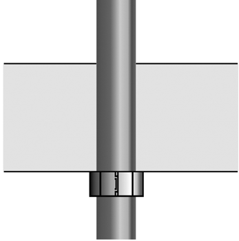 A T zvédelmi mandzsettát közvetlenül az épületszerkezeten átvezetett cs vezetékre kell elhelyezni, ami t z esetén a magas h mérséklet hatására megduzzad (1:10 arányban).