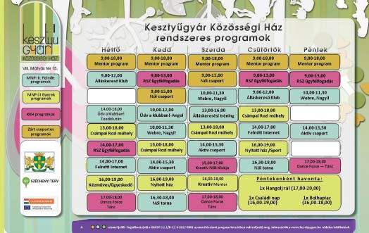 PROGRAMAJÁNLÓ Kapocs: segítség a fiataloknak A Kapocs Ifjúsági Önsegítõ Szolgálat Alapítvány a Budapest-Józsefváros, Magdolna Negyed Program III. (KMOP-5.1.