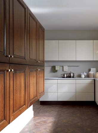 Mielőtt megvenné Válassza meg a stílusát 91 Korszerű konyha A modern bútorok minden jellegzetessége megtalálható ebben a konyhában.