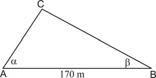 80 MATEMATIKA A. ÉVFOLYAM TANULÓK KÖNYVE egyees két potba metszi egymást, tehát két olya háromszög is va, melyek két oldala 40 és 50 méter, területe pedig 940 m².