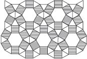 90 MATEMATIKA A. ÉVFOLYAM TANULÓK KÖNYVE Feladatok 9. A rajzo egy parkettázást látsz, azaz a síkot hézagmetese lefedték szabályos sokszögekkel. A tizekétszög oldala cm.