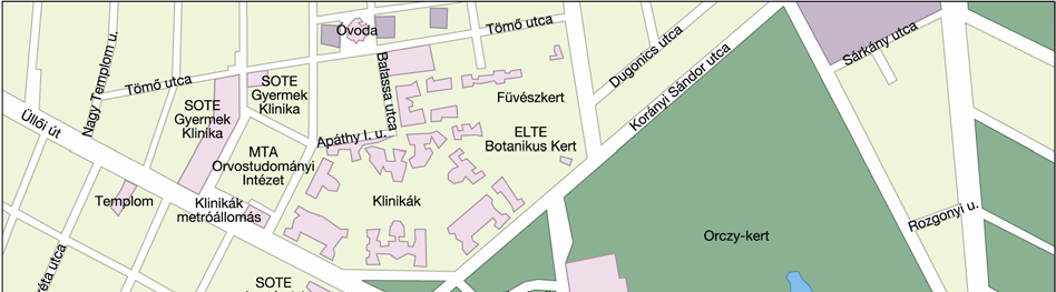 3. modul: SÍKIDOMOK KERÜLETE, TERÜLETE 97 Mitapélda 7 Olvassuk le a térképről a megfelelő adatokat, majd számítsuk ki, mekkora az Orczy-kert területe, és milye hosszú kerítés határolja!