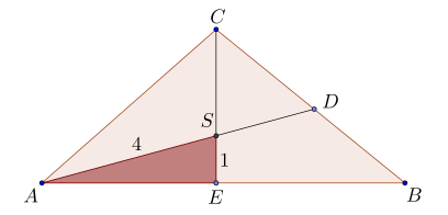 egység, az AB alaphoz tartozó magasság egység Mekkora a háromszög szárszöge?