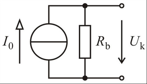 Belsı ellenállás Az R b ellenállást a feszültséggenerátor belsı ellenállásának nevezzük.