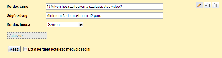 Számos (jelenleg 97) sablon közül választhatjuk ki űrlapunk kinézetét, amik között