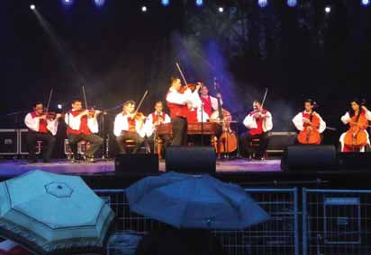 Das Durchschnittsalter der Musiker beträgt 28 Jahre, so füllt Roma Hungaricum eine Genera - tionslücke neben den ältern werdenden Mitglie - dern des Budapest Gypsy Orchestra und den Mit - gliedern