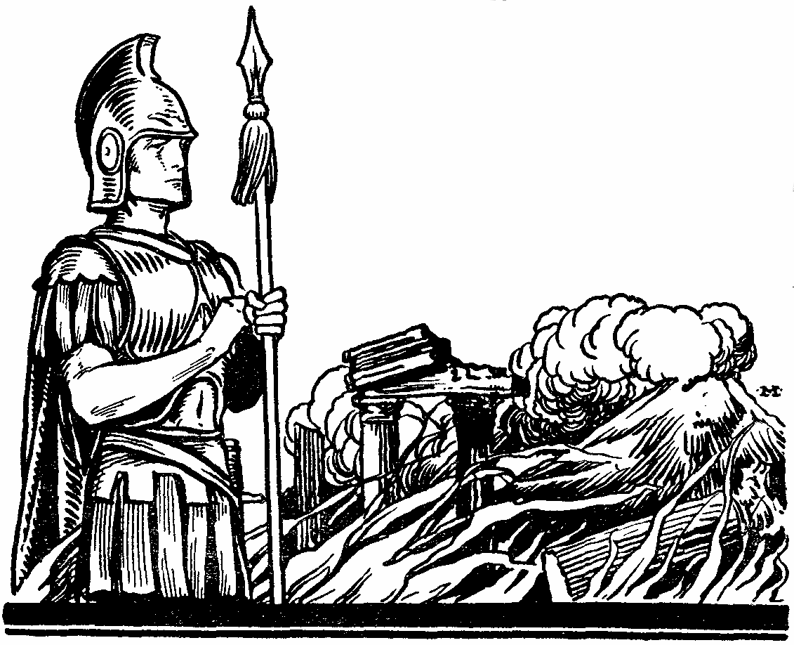 PPEK / Tóth Tihamér: A jellemes ifjú Dohányzol? 93 kitartva kötelessége mellett, inkább eltemettette magát a forró láva által, mintsem hogy foltot ejtsen a római katona becsületén.
