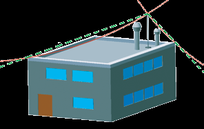 Szerkesztési módszerek Felfogó magassága (m) A villámvédelmi osztályhoz tartozó védőszög értéke (fok) Felfogó magassága (m) A villámvédelmi osztályhoz tartozó védőszög értéke (fok) 1 m 2 m 3 m 4 m 5