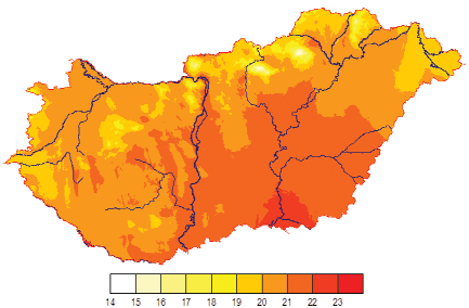 2008. nyár napsütés (óra) hômérséklet ( C) csapadék (mm) szél állomások évsz.össz. eltérés évsz.közép eltérés absz.max. napja absz.min napja évsz.