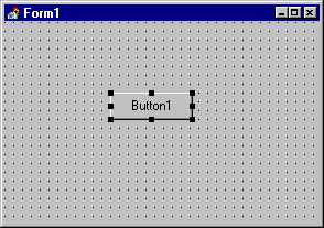 A formszerkesztı A formszerkesztı az a felület, amelyen a tervezett Windows ablakot kialakítjuk. A formon (őrlapon, ablakon) kell elhelyezni a menüt, gombokat stb.