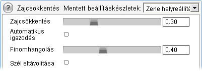 gombra kattintson, vagy pedig nyomja le az F1 billentyűt, amikor a panel meg van nyitva.