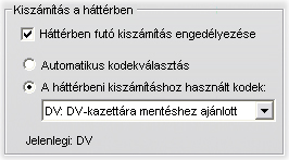 Háttérben futó kiszámítás A kiszámítás az a folyamat, amelynek során a HFXátmeneteket, effektusokat és egyéb számítási szempontból megterhelő szolgáltatásokat használó videóanyagot előre létrehozza a