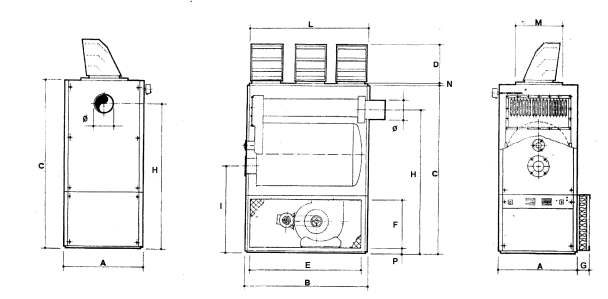 IH/AR 40-200 A B C D E F G H I L M N P Ø Tömeg IH/AR 40 570 910 1425 400 750 505 120 1255 805 860 525 25 45 160 180 IH/AR 50 570 910 1425 400 750 505 120 1255 805 860 525 25 45 160 180 IH/AR 75 760