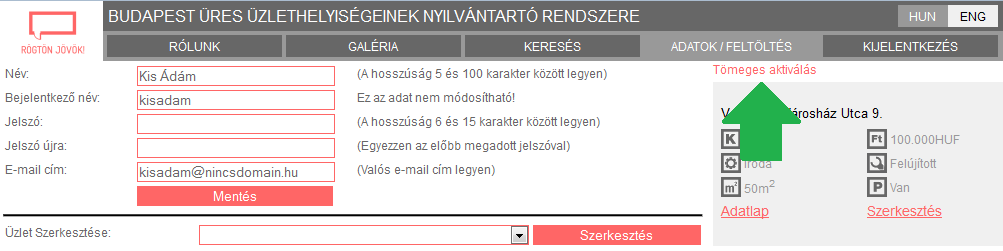 Nem támogatott fájl formátum! Ez az üzenet akkor jelenik meg, amikor a feltöltendő fájl formátuma nem megfelelő. Támogatott fájl formátumok:.jpg,.png,.gif. Nem választott képet!