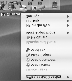 a hp officejet készülék 1 2 3 4 hp officejet áttekintés 5 6 7 8 9 elem leírás 1 Scan Picture (Kép beolvasása): kép beolvasása és megjelenítése a HP Gallery (HP Képtár) programban.