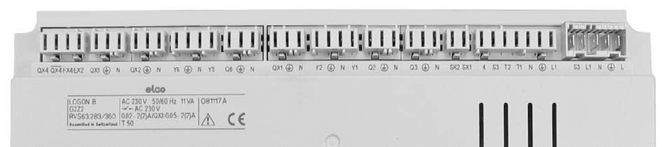 Beállítás Beüzemelés és paraméterezés Használata kiegészítő vezérlőként A LOGON B vezérlőt lehet kiegészítő vezérlőként is alkalmazni (slave) LPB-vel 2-esnek címezve (6600-as paraméter).