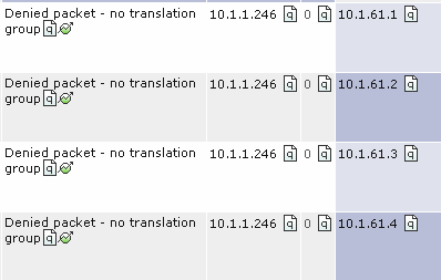 ICMP üzenet ugyanabból a forrásból 10 másodpercen