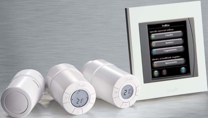 MAKING MODERN LIVING POSSIBLE és stílus, az új living by Danfoss termosztátokkal.