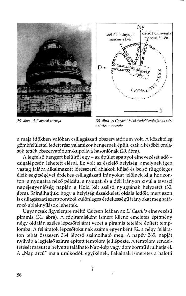 szélső holdnyugta március 21.-én Ny szélső holdnyugta március 21.-én D? jfvas/ ^; i ^! i^omv^ /' 19. ábra.