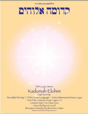 Jelentése: A feltárult isteniség, a DNS anyanyelve. A hetedik réteg a három lemuriai réteg egyike. Egy fontos pár részét is alkotja, ez a 7 és 8 (ezek a "lemuriai páros rétegek").