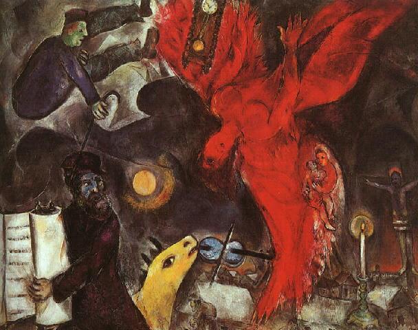 7. Mennyiségi kontraszt Chagall (a sárgából