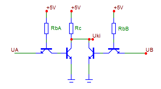 A tranzisztor mint kapcsoló Digitális elektronika Tranzisztor-Tranzisztor