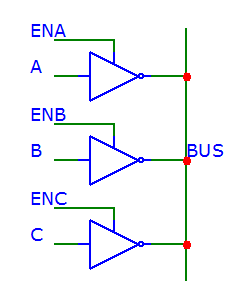 Tri-state inverter