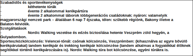 1. Szervezet azonosító adatai 1.1 Név 1.2 Székhely Irányítószám: 8 2 0 0 Település: Veszprém Közterület neve: Diófa Közterület jellege: utca Házszám: Lépcsőház: Emelet: Ajtó: 5 fsz 1 1.
