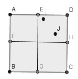 alapján R π= RπG ahonnan R=G adódik, vagyis egy derékszögű háromszög befogója és átfogója egyenlő, ellentmondás. 15) Egy ABCD egységnyi oldalú négyzetben adott 5 pont.