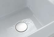 Víztakarékos, kettős (3/6 l) öblítésű tartályok a monoblokkos WC-khez.