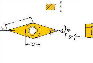 (SANDVIK) Lapka: DCMT11T304-PM 4025