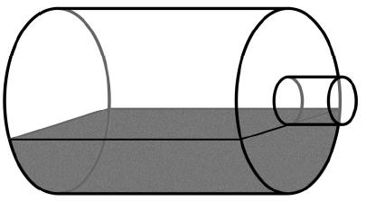 A henger sugara megegyezik a gömbszeletet határoló kör sugarával. Mekkorának válassza Jancsi a gömbszelet m magasságát, hogy a vázába a lehető legtöbb víz férjen?