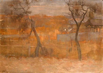 környezet jellemzi. Dombi lugas, 1914 (27.