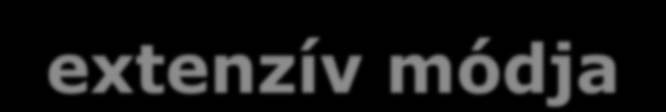 Extenzív: új területek bevonása a sportágba (új klubok alapítása még szűz területeken).