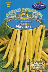 BoKorBAB 220104 MAxidor Szálkamentes ceruzabab! Közepes levélméretű, 35-40 cm magas bokorbab. Virágzás idő 40-47 nap, virágjai fehérek.