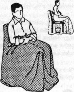 Altestgó'zölés: fonott szék vagy szoba-wc alá helyezett edény. A férfi nemi szerveket kendőbe burkoljuk. A széken ülő beteget csípőmagasságig len- és gyapjúruhákkal betakarjuk.