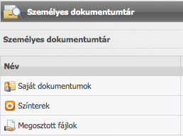 Dokumentumtár A Dokumentumtár eszköz egységes szerkezetbe helyezi az összes feltöltött állomány kezelését, legyen az egy prezencáció, egy kép, vagy épp egy elektronikus tananyag.