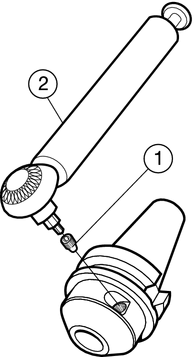 Hydro-rip Nagy pontosságú csatlakozóelem homlokmaráshoz és sarokmaráshoz Tömör tartó Pótalkatrészek - Hydrorip SZRSZÁMRNDSZRK 392.272C/55C/45C 1 2 393.CA/392.CB Nyomócsavar Nyomaték kulcs Nm2) 392.