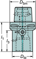 Méretek, milliméter, col (mm, in.) Alap D5m D5m D5t D5t l1 l1 l3 l3 szerszámtartó Csatlakozóelem Rendelési kód Hűtőközeg 1) mm in. mm in. mm in. mm in. C6 C5 C6-391.0204-50 080 1 63 2.480 50 1.