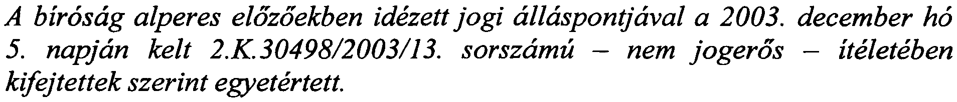 januar ho 27. napjan kelt DB. 260-9/2003.