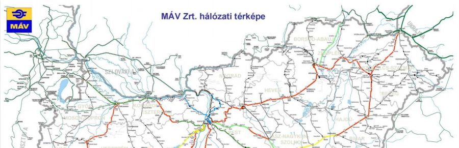 A TEN-T hálózaton megvalósult, és 2020-ig tervezett kiemelt vasútfejlesztési projekteket a 7. sz.