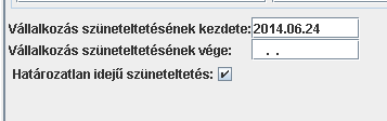 Ezt követően egyéni vállalkozást kell rendelnünk az elindított ügyhöz, amit a felület jobb felső sarkában lévő ikonra kattintással tehetünk meg.