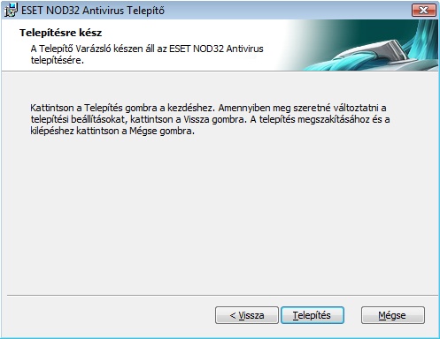 Válassza ki a kéretlen alkalmazások keresésének engedélyezését (javasolt), így engedélyezheti, hogy az ESET NOD32 Antivirus meggátolhassa a kéretlen alkalmazások feltelepülését.