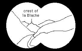 10. ábra. A de la Blache gerince, ahogyan az látható a Digne-i rómán stílusú katedrálisból. Az Ummita szövegek tehát igazat mondtak.