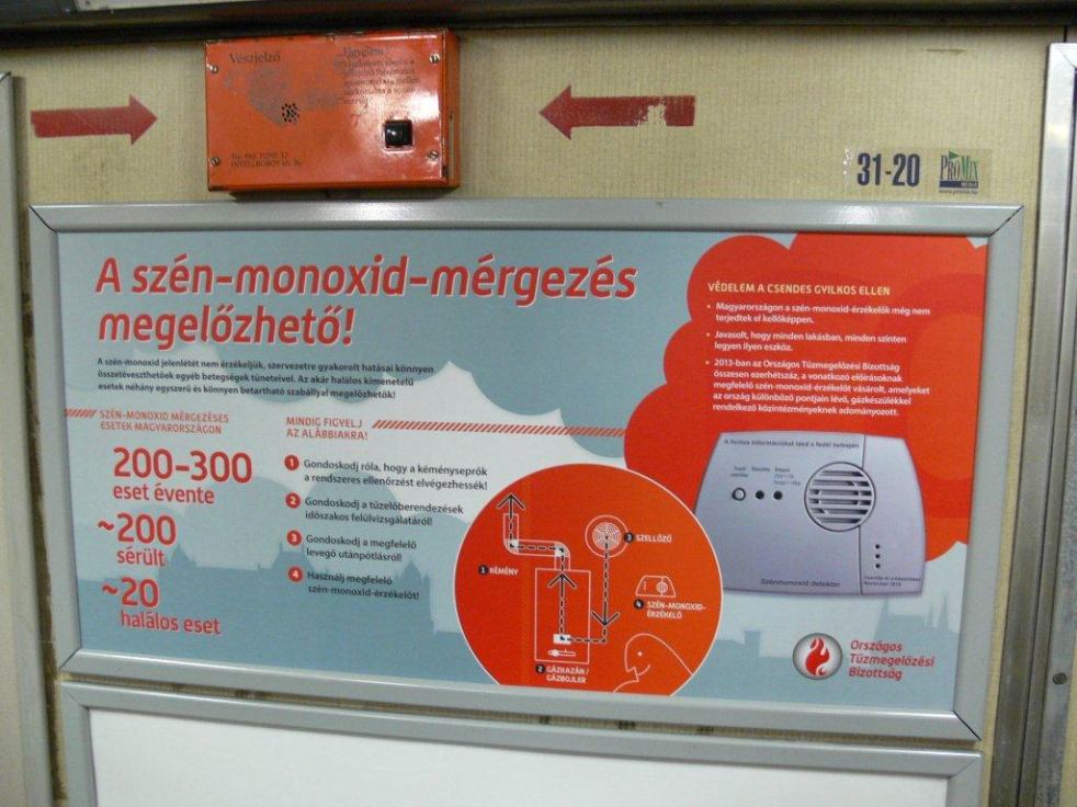 Szén-monoxid mérgezések megelőzése mindhárom