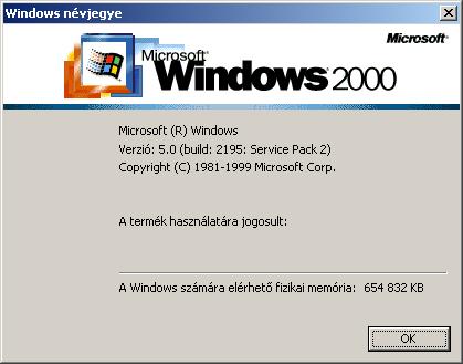 A Windows 2000 súgórendszere HTML, a Web leírónyelve segítségével formázza és jeleníti meg a tudnivalókat.